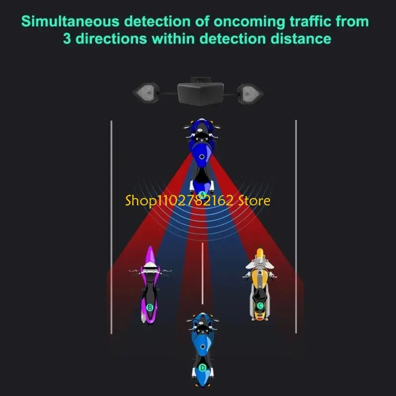 

547B Waterproof Blind Detection System Lane Changing Warning Drive Assistance