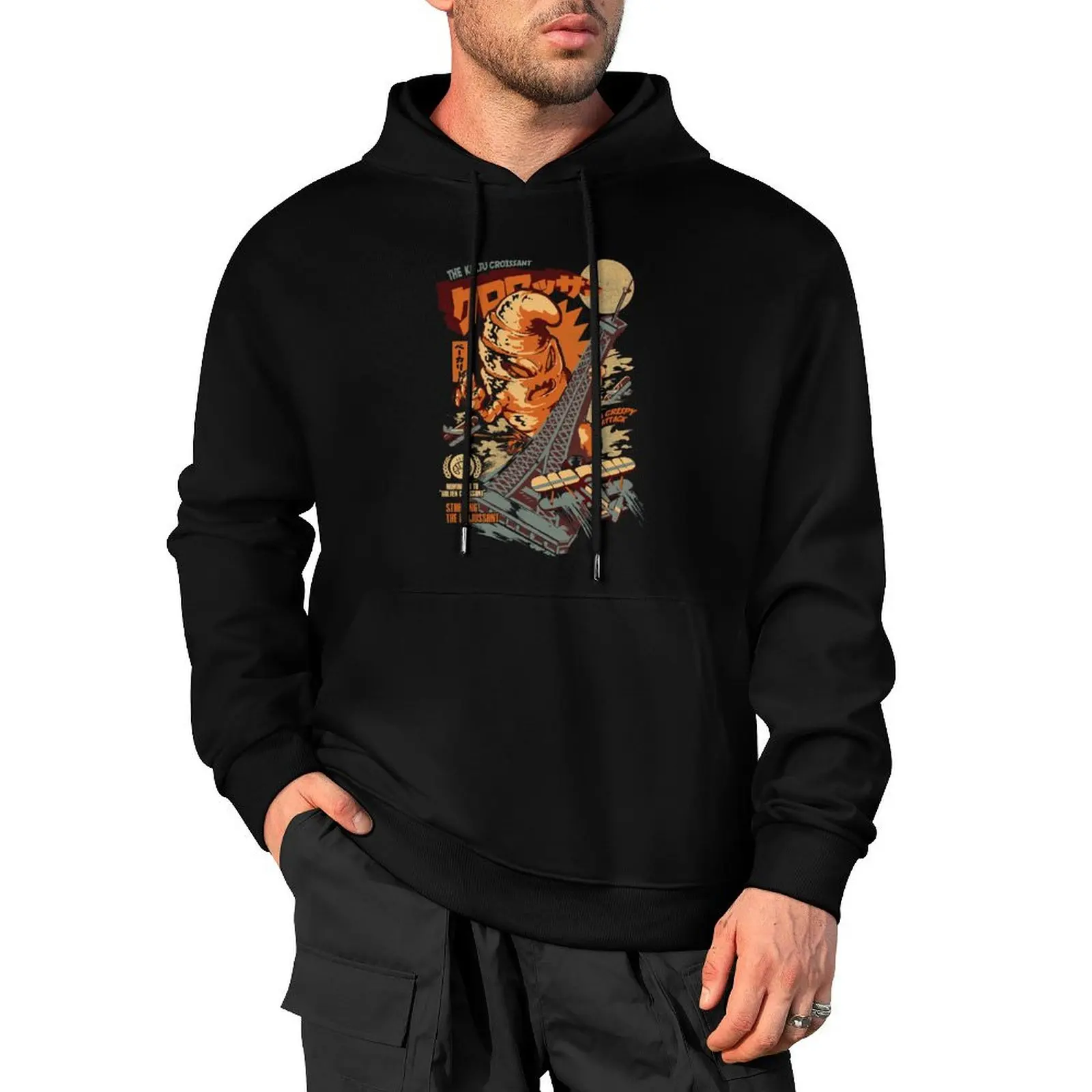 

The Kaijussant Pullover Hoodie men's winter sweater men's sweat-shirt set aesthetic clothing tracksuit