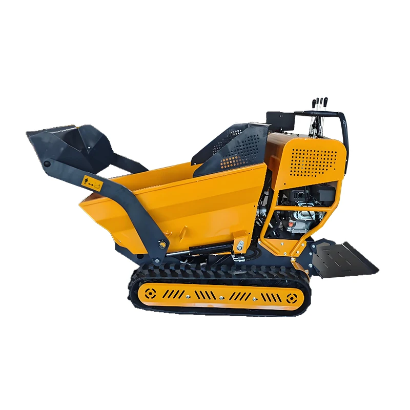핫세일 크롤러 미니 덤퍼 디젤 엔진 미니 트랙 덤퍼 500kg 공장가 유압 미니 덤퍼 판매