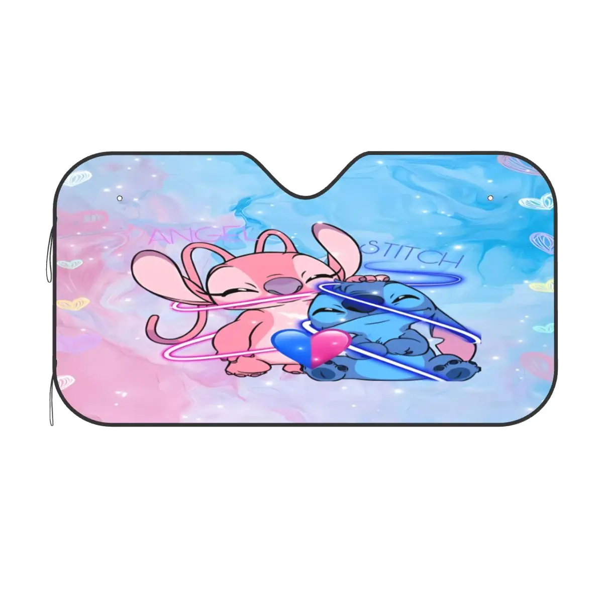 

Stitch Car Windshield Sun Shade Foldable Auto Sunshade UV Protection Front Window Shade for Cars Fits Most Cars Sedans SUVs