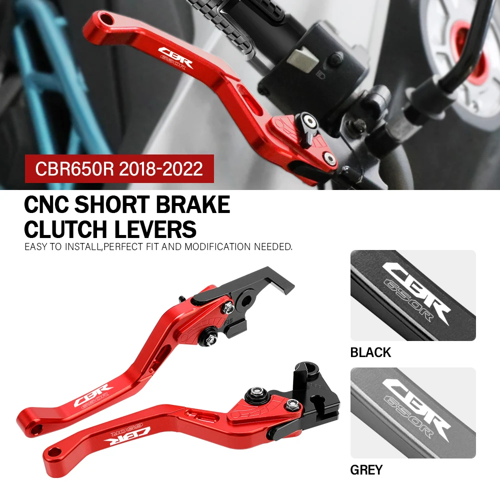 

For HONDA CBR650R 2018 2019 2020 2021 2022 CBR 650R Motorcycle Adjustable Brake Clutch Levers Handle CNC Aluminum Accessories