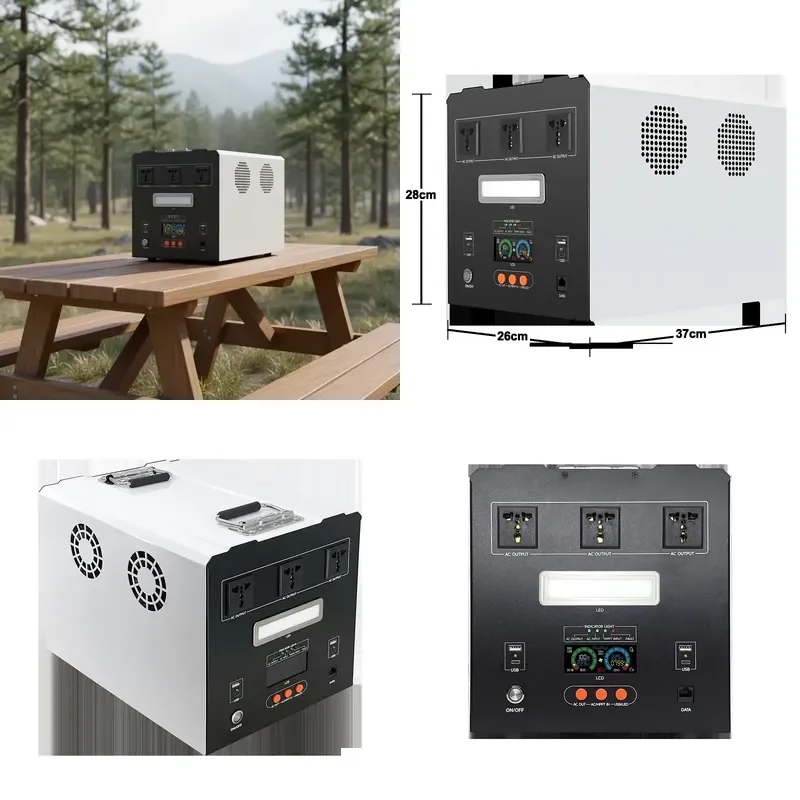 for Hybrid 2000W Emergency Power Station 1.5kw Solar Generator with MPPT UPS Pure Sine Wave Inverter Off-Grid Lithium Ion
