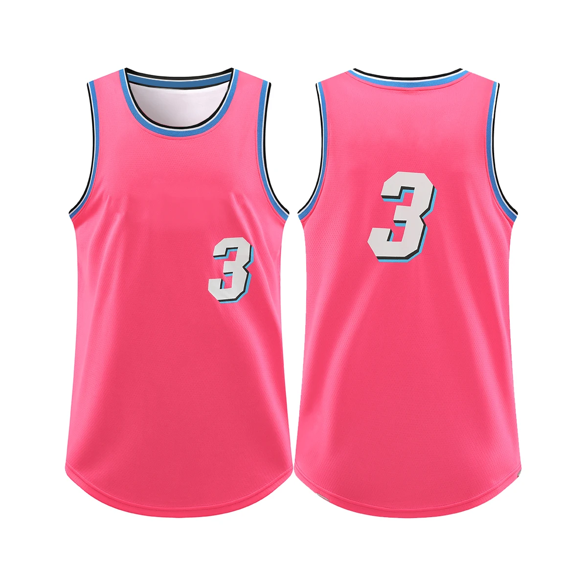 Summer New 3D Basketball Jersey Tank Top University Basketball Team Club Fans Soft and Breathable Mesh Material Training Shirt