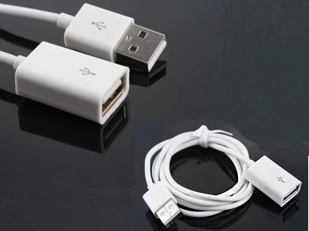 USB 2.0 수-암 나선형 코일 어댑터 케이블, 충전용 텔레스코픽 익스텐션 와이어 코드, 100cm, 2m, 2Ft 용수철