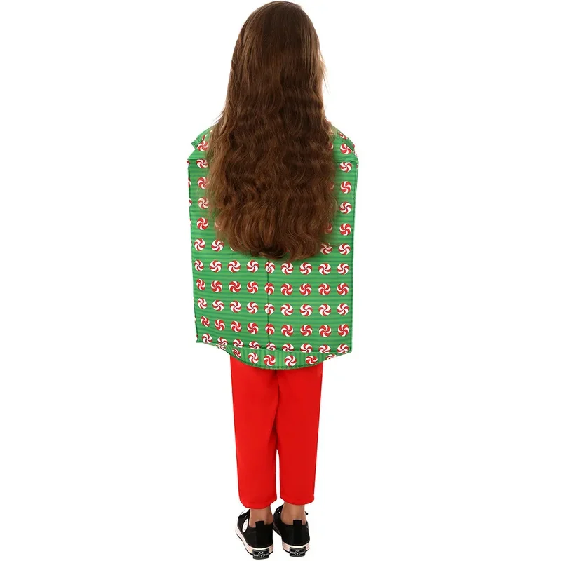 Unisex Child Girl Holiday Surprise Gift Box Halloween Cosplay Boy Kids Christmas Present Costume