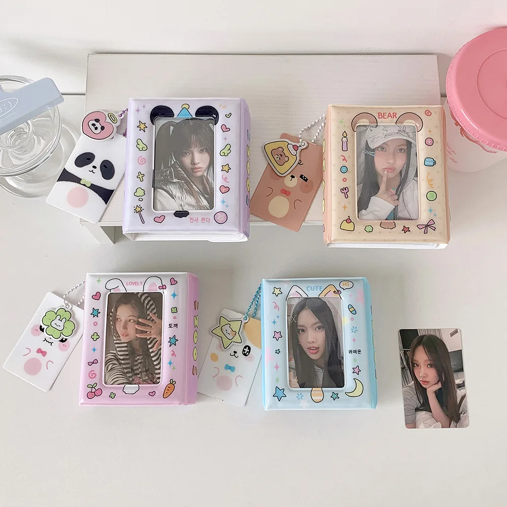 

3in ID Photo Korean Photocard Holder PVC Card Cover Decoration Idol Card Display Protector Korean Style Picture