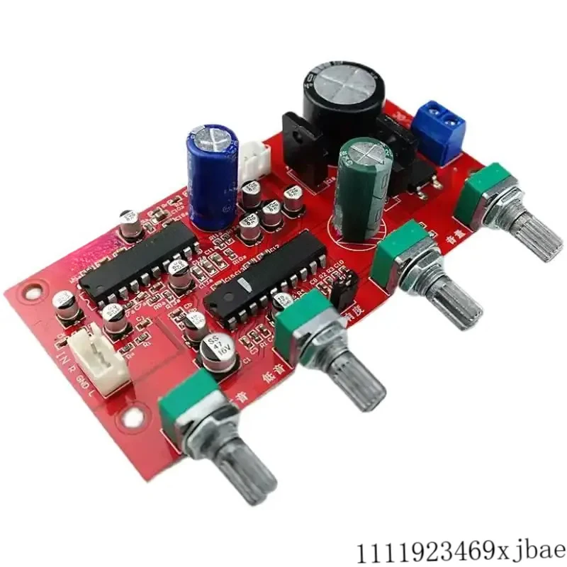 

LM1036+JRC2150 BBE Tone Board Volume Control Module With Treble Bass Sound Effect Beautification