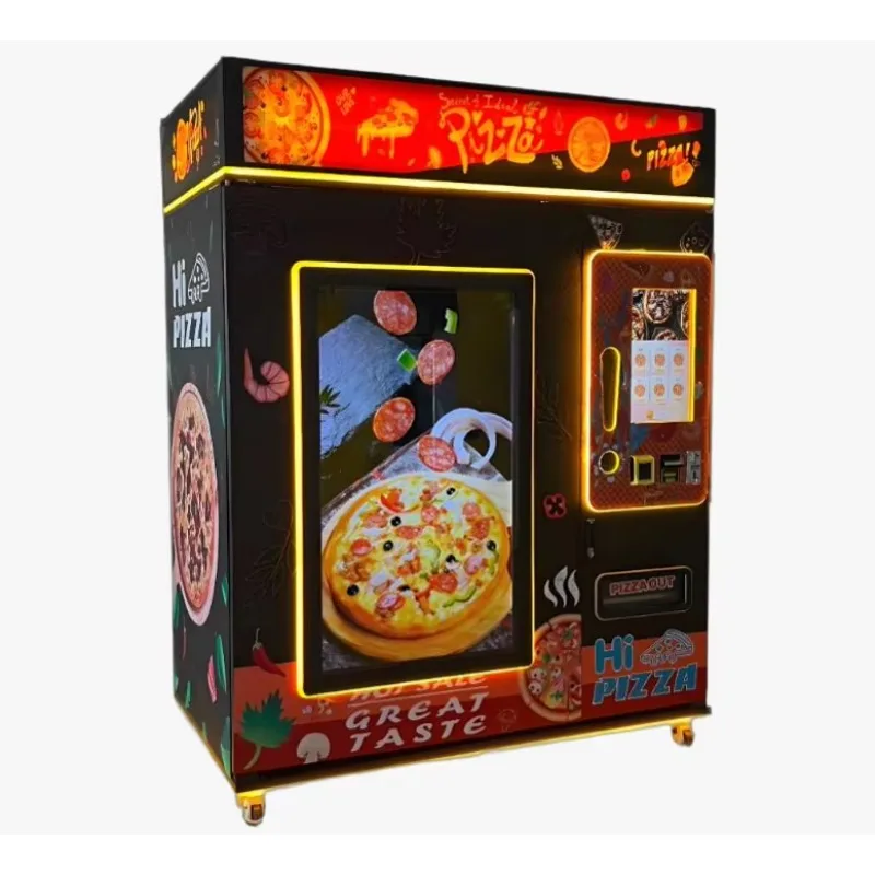 Smart Fresh Pizza Vending Machine for Pizzas Up to 10 Inch or 12 Inch Fully Automatic Commercial Self Service Food Kiosk