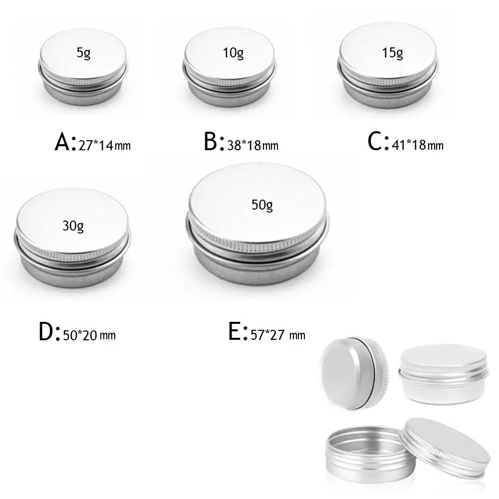 5g-50g Empty Makeup Containers Jars Crafts Storage Bottles Cosmetic Bottles Organization Home Storage