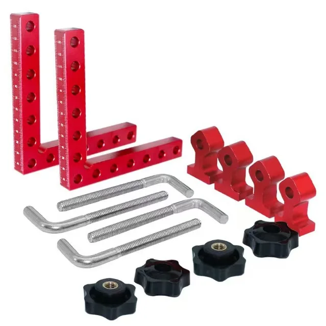 

Hot Sales 90 Degree Positioning Squares Right Angle Clamp Carpenter Corner Clamp for Picture Frame Box Cabinets Drawers