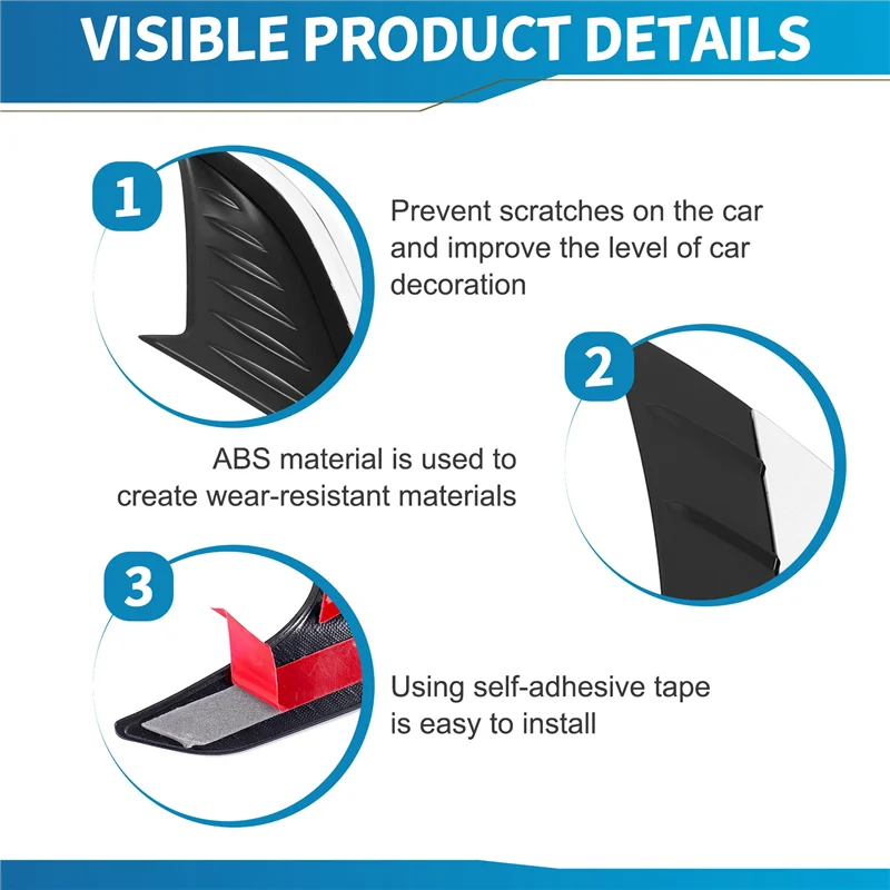 

A03Q-For Toyota Corolla Cross 2020 2021 ABS Chrome Front Rear Fog Light Lamp Eyelid Eyebrow Cover Trim Molding Bezel Garnish