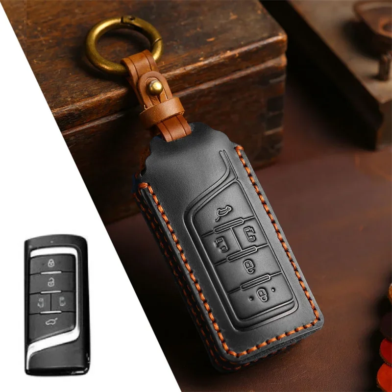 

1pc Car Remote Key Case Cover For GAC Trumpchi GS7 GS8 GM8 GS5 GA6 GM6 Key Protect Holder Fob Keychain Accessories Car-Styling