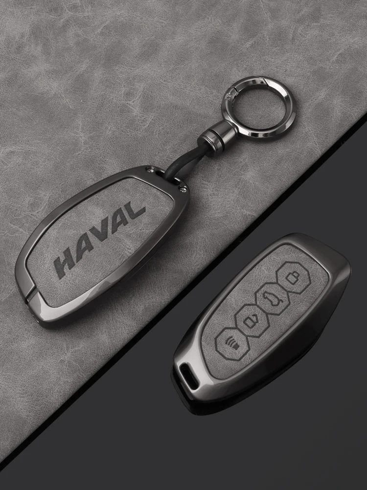 Legierung Auto Schlüssel Fall Abdeckung für Great Wall Haval H6 2024 H9 2024 H2 M6 Cool Dog Plus Eule Drachen MAX F7 F7X F7H H8 H3 Zubehör – Detail 7
