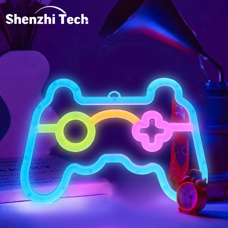 علامات النيون، أضواء LED، إضاءة جوية لديكور الحائط، مصابيح ليلية تعمل بمنفذ USB/بطارية علامات تضيء لعيد الميلاد، عيد الميلاد P