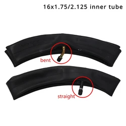 16x1.75/2.125 Butyl Rubber Inner Tube 16x2.125 Fits Electric Bicycle E-Bike 16x1.75 Camera Bike Tyre Parts