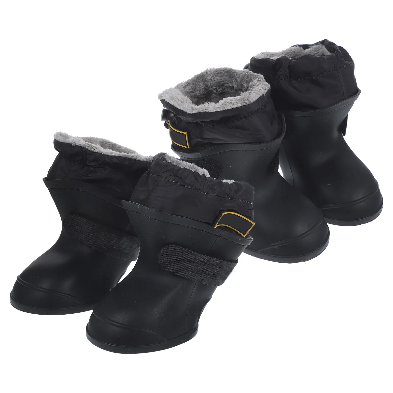 

4Pcs Dog Waterproof Rain Shoes Silicone Pet Boots Anti-Skid Outdoor Rain Boots Protective Pet Shoes Dog Footwear