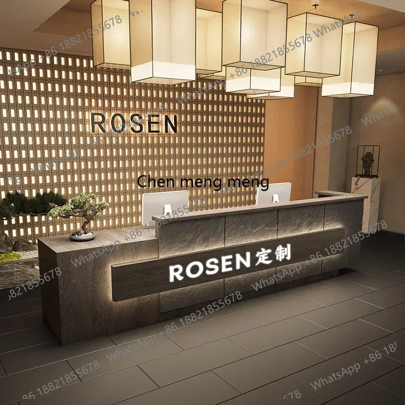 Salon Reception Desk Business Counter For Bakery Modern Furniture Help Hairdresser Restaurant Recepcja Supermarket Table Luxury