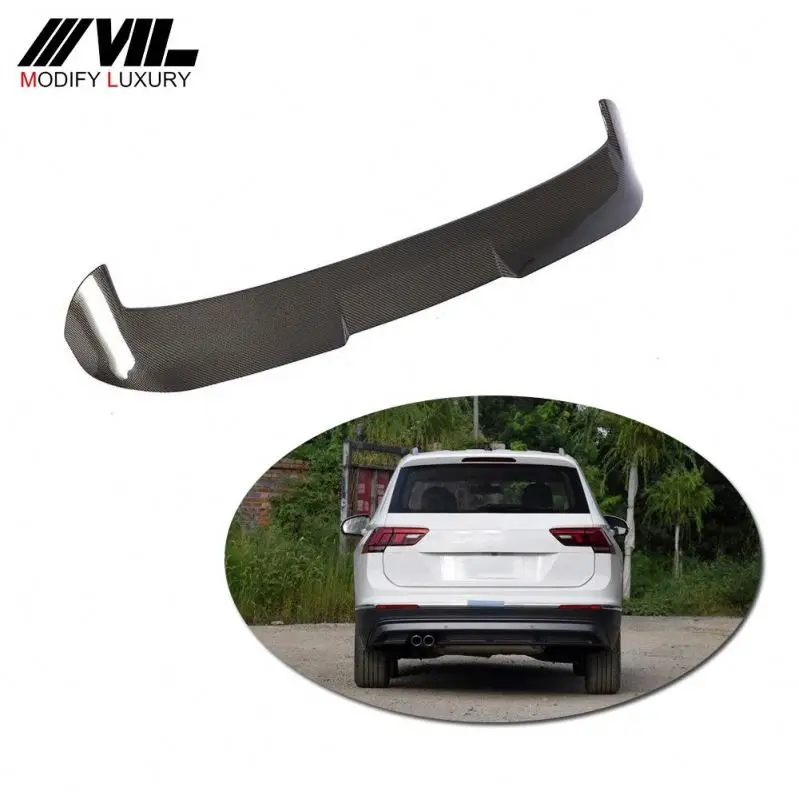 

Suitable for Carbon fiber rear roof wing spoiler Suitable for the Volkswagen TIGUAN 2018-2019
