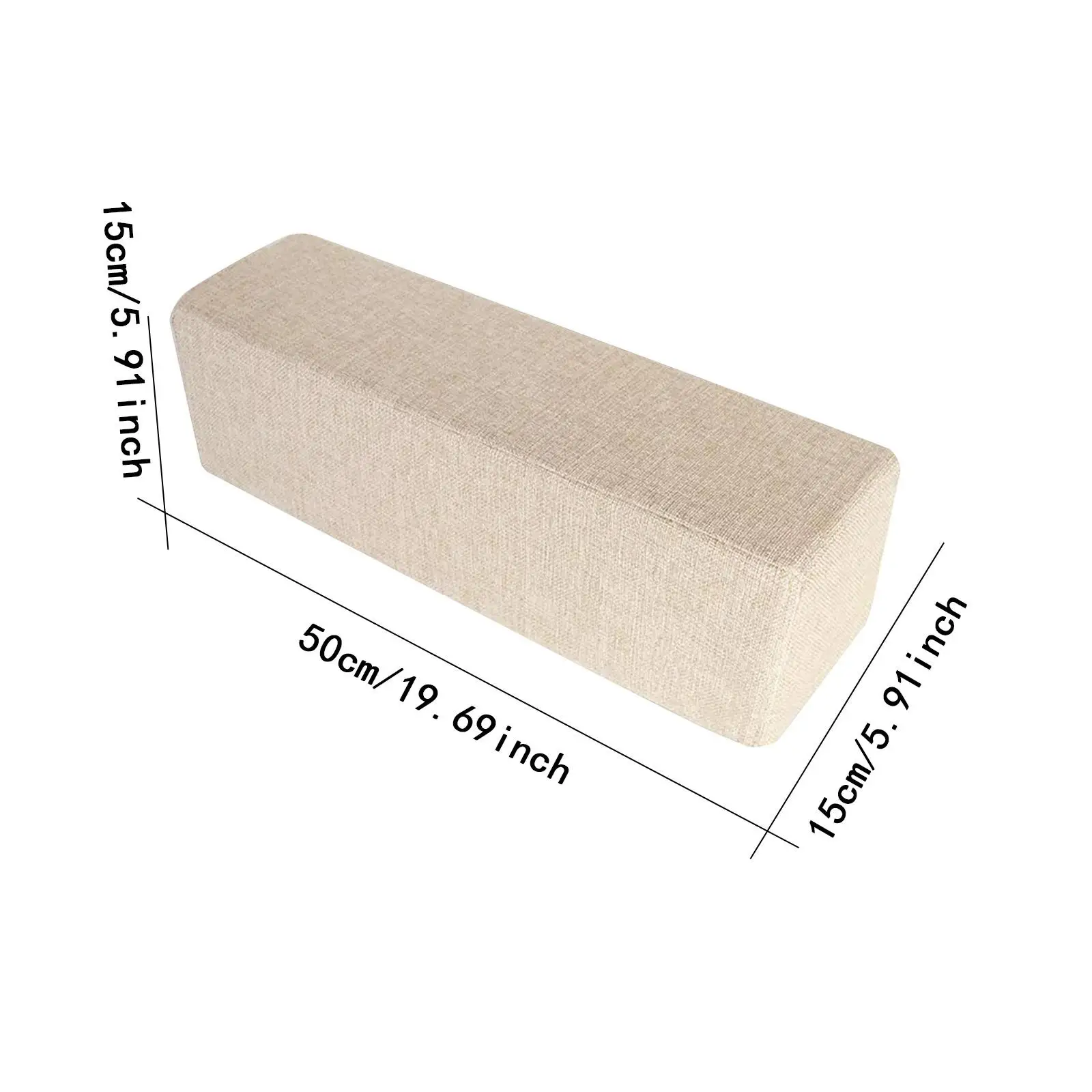 وسادة مسند ذراع الأريكة للأريكة والسرير والكراسي ووسادة دعم الكوع مع كيس وسادة قابل للغسل للعمل في غرفة المعيشة المنزلية في السيارة #6