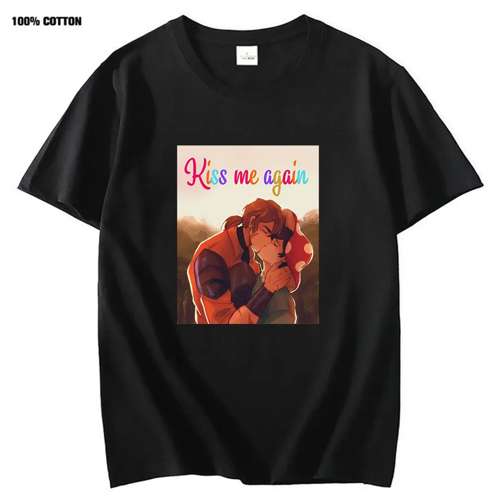 Kiss Me Again Tshirt Kiss-Me-Again Oversized T Shirt Clothes Summer Graphic Tops for Girls Cartoon Femme Shirt Streetwear Cotton