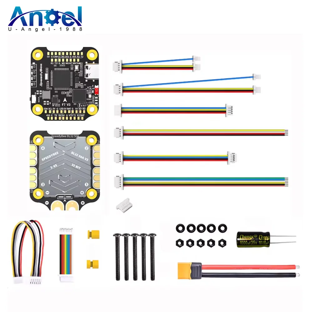 

SpeedyBee F7 V3 50A Stack F722 Flight Control BL32 50A 4in1 ESC 3-6S Lipo with Blackbox Analyzer For FPV Freestyle Racing Drone