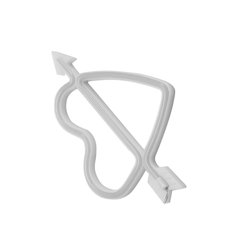 LED Neon Sign Heart Shape Pink Light Low Power Consumption Night Lamp for Bedroom Party Wedding Decoration Proposal Light