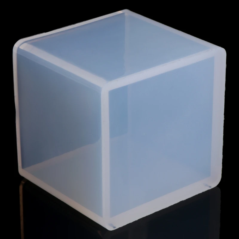 Y1UB-Molde silicona para decoración en forma cubo, joyería fundición resina epoxi, herramienta joyería, para