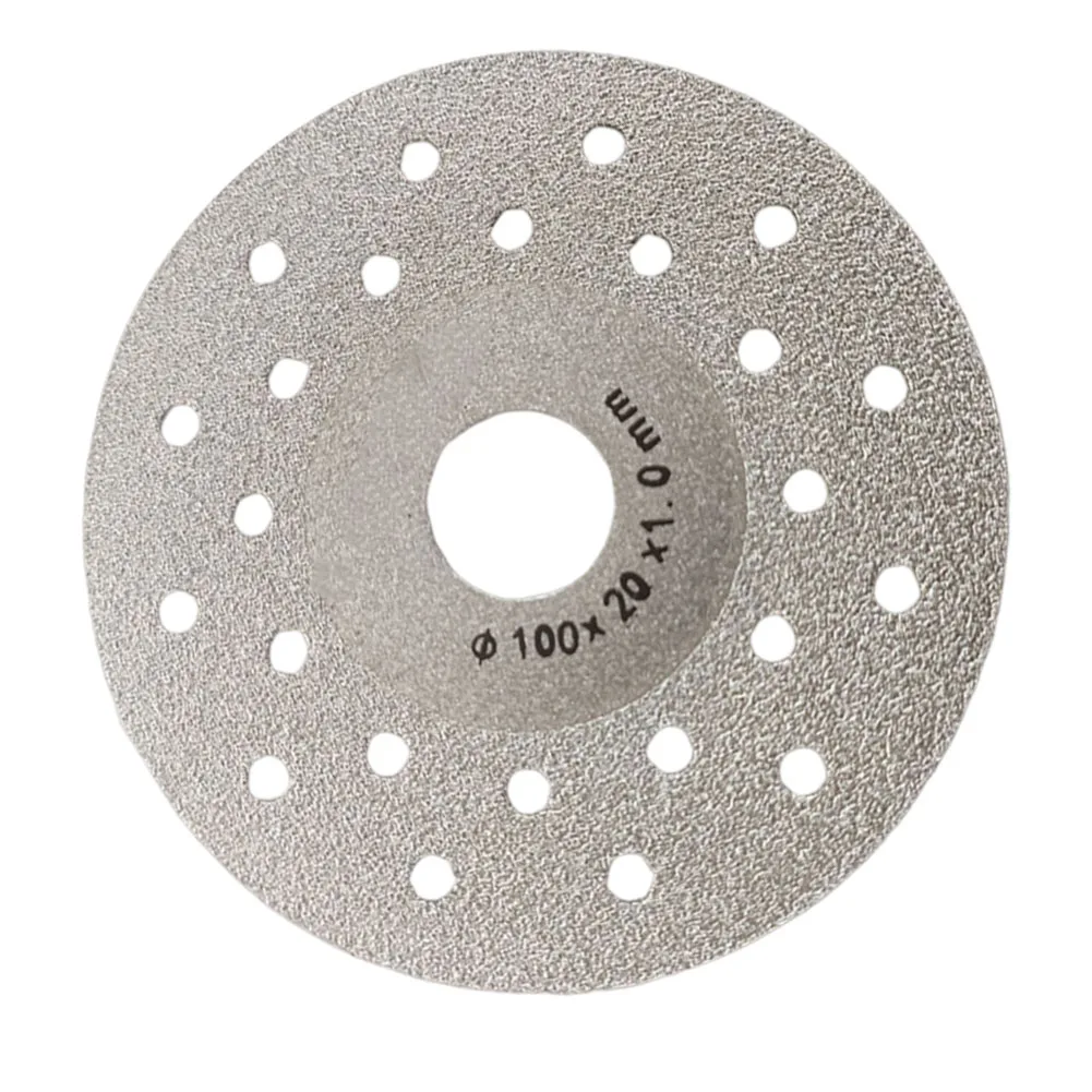 1 قطعة 100 مللي متر دائرة المنشار شفرة عالية الكثافة الصنفرة الماس أسطوانة تقطيع جافة بلاط البورسلين الرخام 1.0 مللي متر رقيقة قطع طحن أقراص