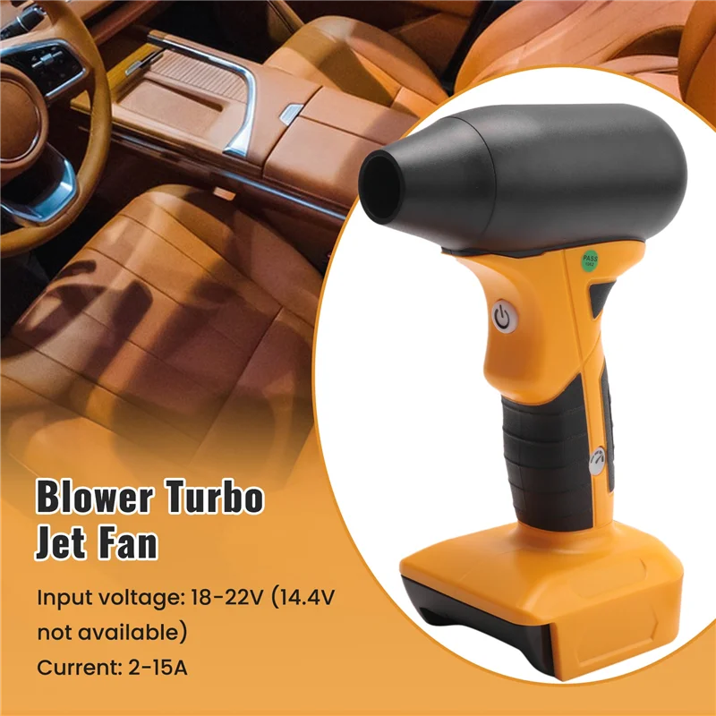 

ABGI-мини-мощный струйный вентилятор, 130000 об/мин, скорость ветра, 4-скоростное управление для литиевой батареи 18 В, 20 В, суперструйный вентилятор