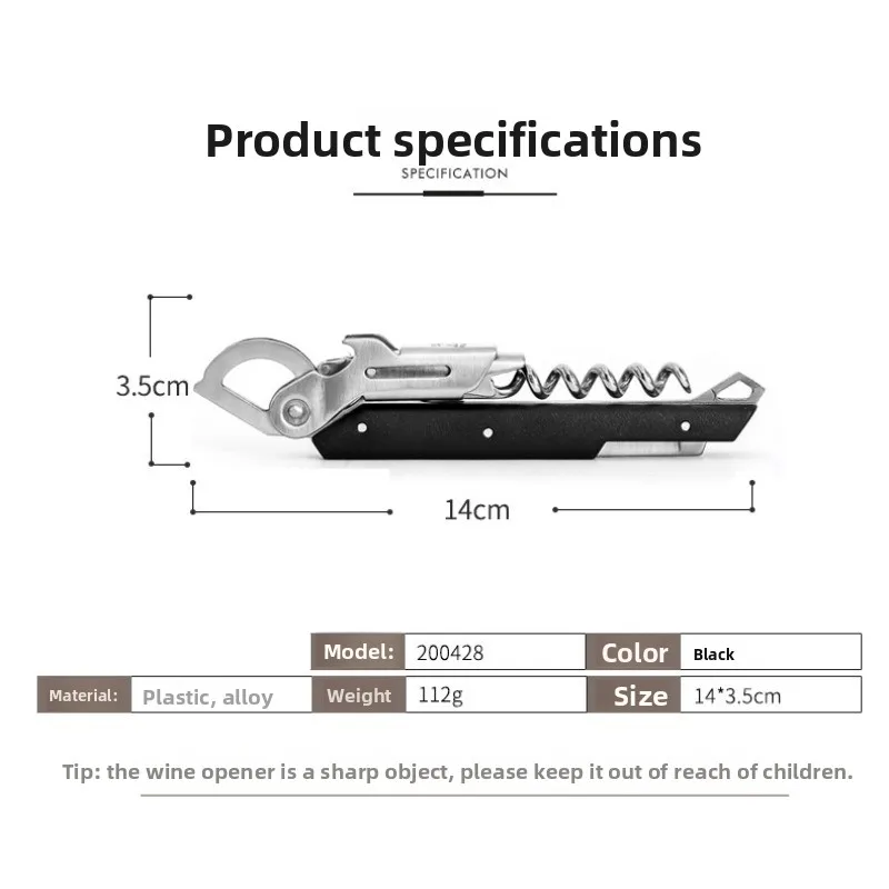 Manueller Korkenzieher für Wein- und Bierkorkenzieher zu Hause