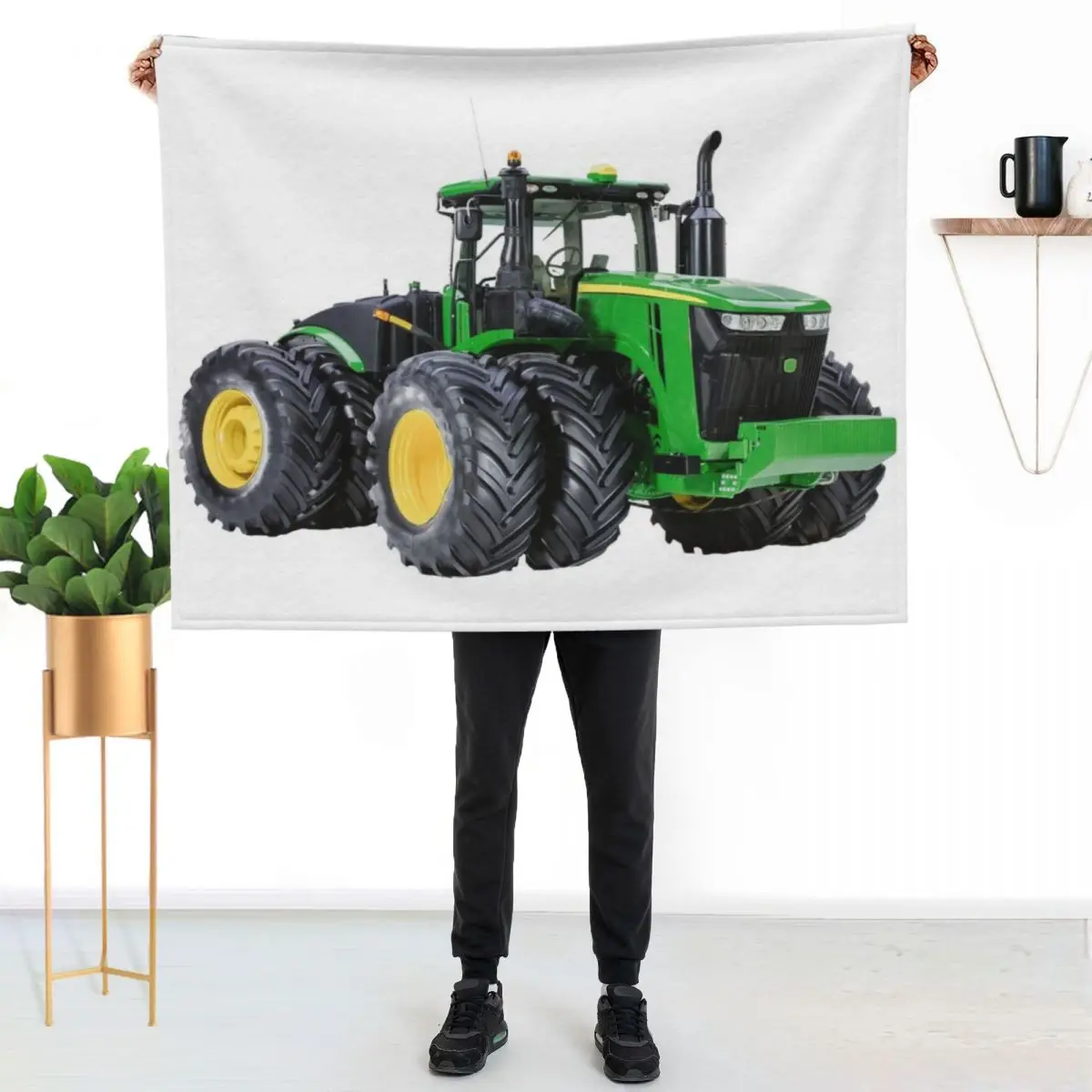 Modern Farm Tractor Throw Blanket anime Summer Softest Custom christmas decoration Luxury St Blankets