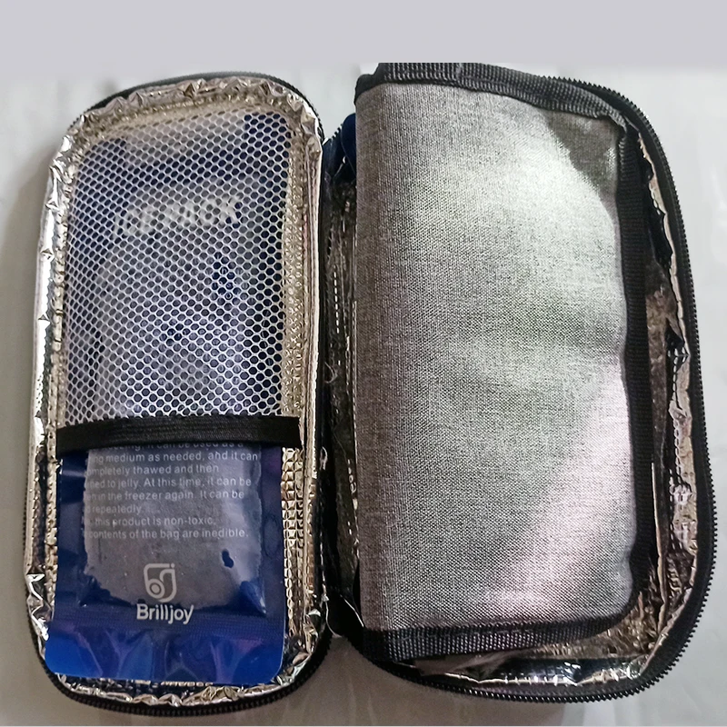 Brilljoy New Cold Storage Bag Insulin Pen Carrying Case Portable Diabetes Insulin Cooler Travel Case Medicine Storage Bags