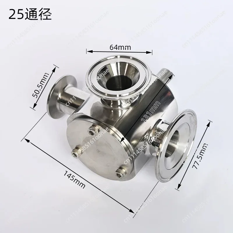 Pneumatic filling machine three-way rotary, quick paste filling machine rotary valve