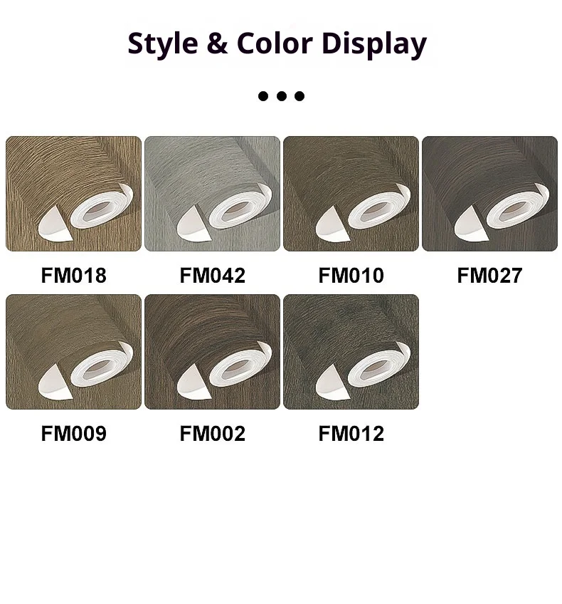 Self Adhesive Wall Art Home Decoration Wall Sticker B1 Level Fireproof and Environmentally Friendly PVC Wallpaper