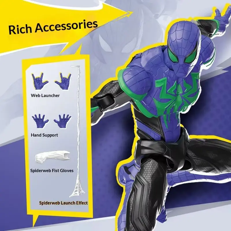 Hot Blokees Beyond Edition Spider Shattered Verse Building Block Figure Collectible Assemble Model Toy For Fans Gift