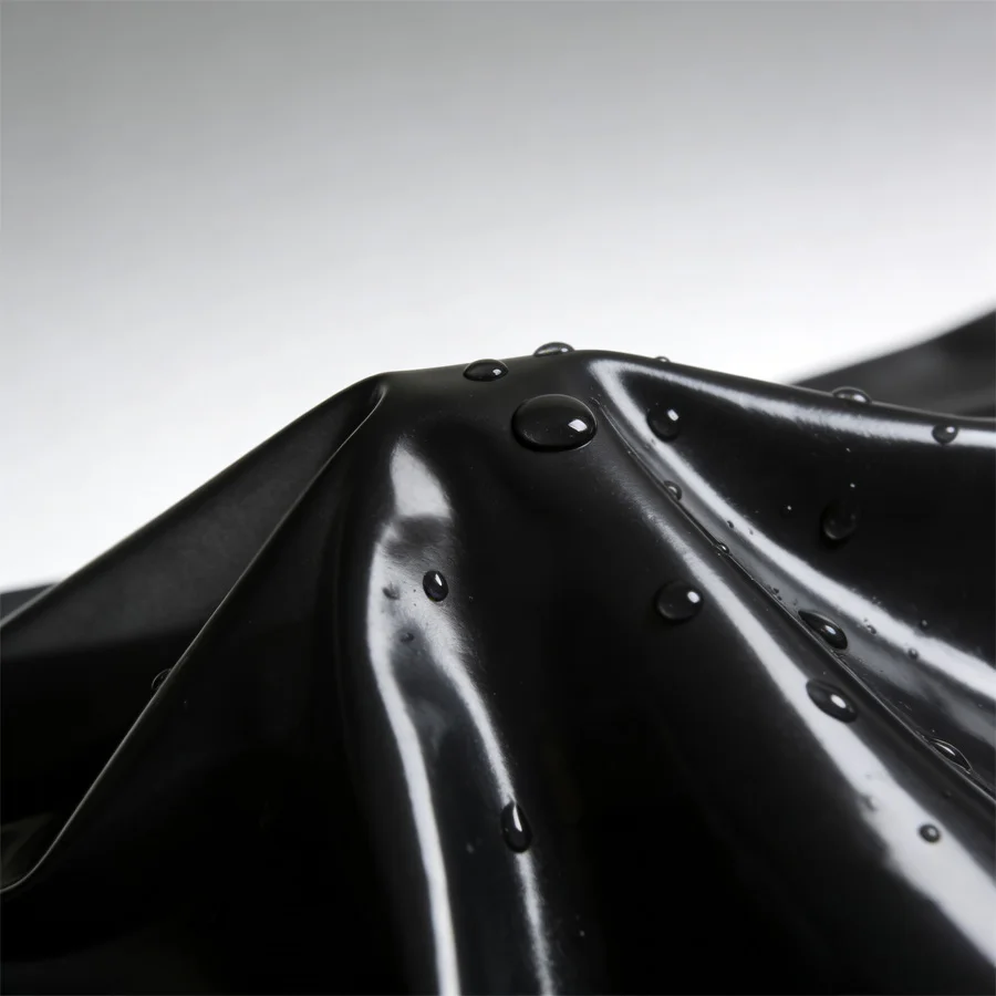 Verdicktes, rein schwarzes, wasserdichtes PVC-Hundematte, schmutzabweisend, leicht zu reinigen, Urin-Isolationsmatte für Haustiere, auslaufsicher. – Detail 5