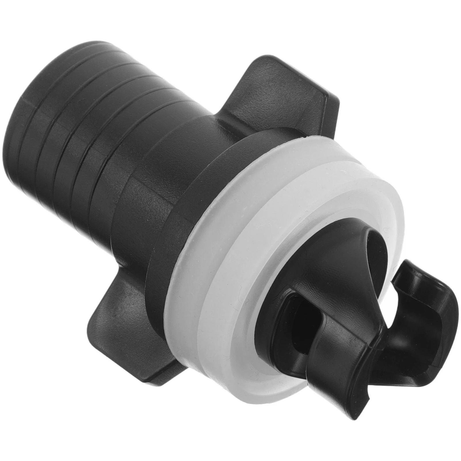 

Valve Adapter Inflatable Boat Accessories Foot Pump Kayak Sup Black Attachments Replacement Parts