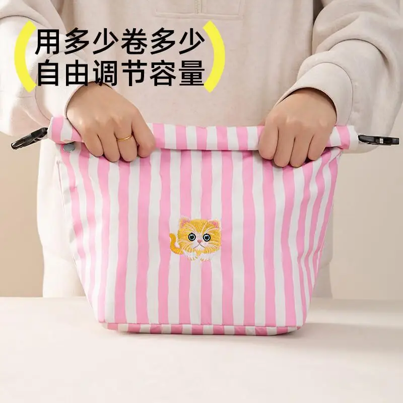 

Модная ручная пылезащитная мезонинная изолированная сумка большой емкости, многофункциональная милая водонепроницаемая износостойкая сумка для хранения