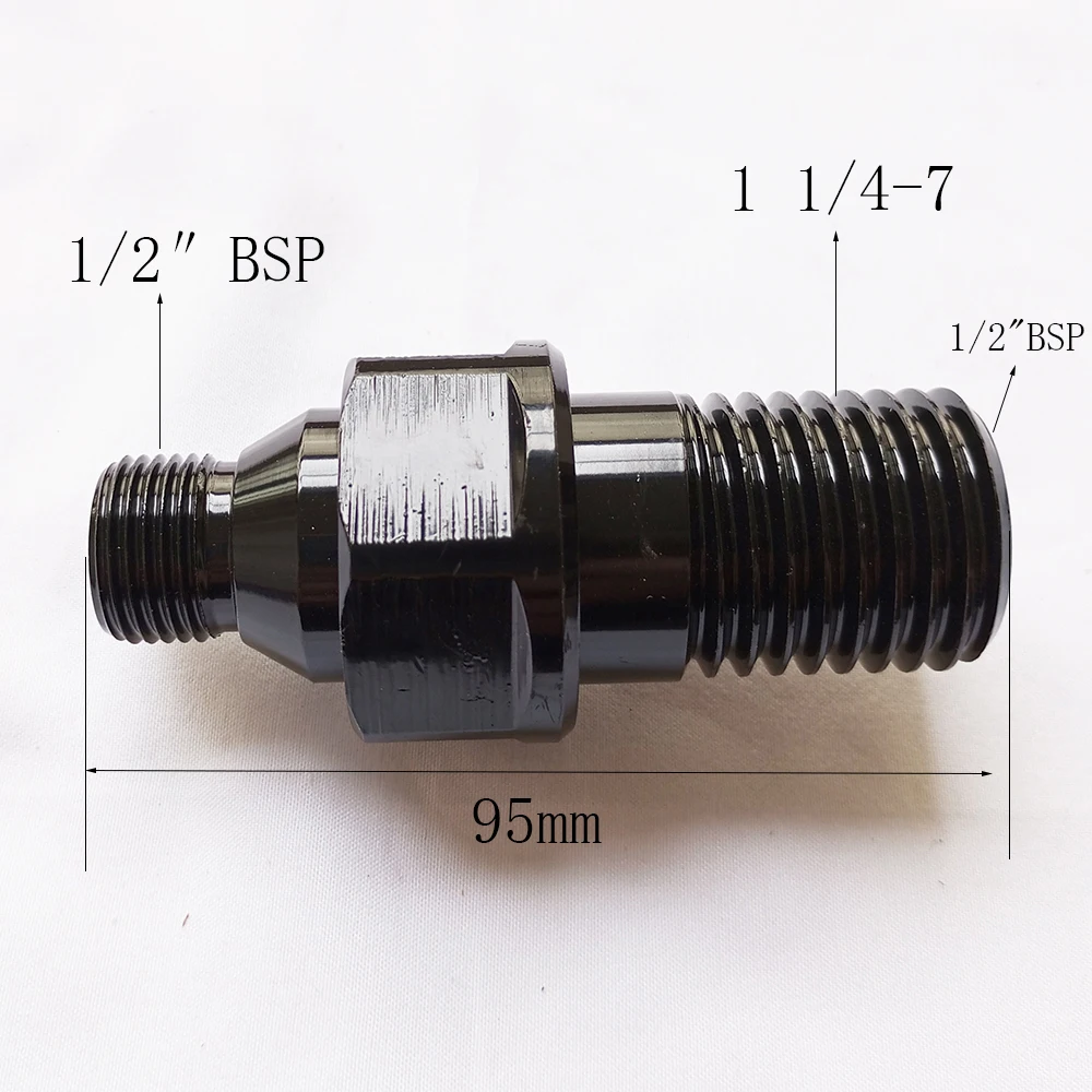 Thread Adapter for Diamond Drill Core Bits Male 1/2BSP to Male 1 1/4