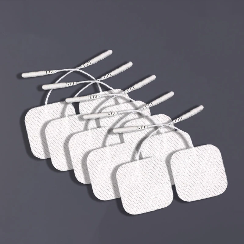 10/100PCS Dropshipping Physiotherapy Tens Machine Electrode Pads Gel Tools Electric Muscle Stimulator Patch Acupuncture Massager