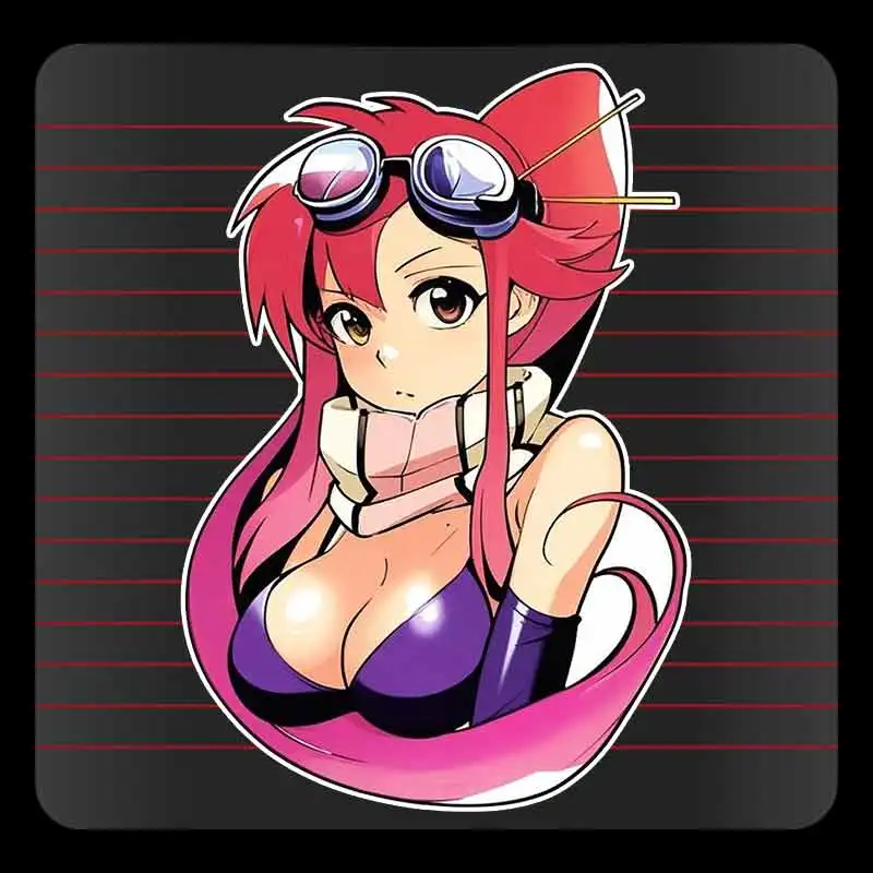

Cute Redhead Girl Car Sticker Vinyl Decal Waterproof Rear Window Motorcycle Camper Bumper Truck Laptop Decoration SH1029