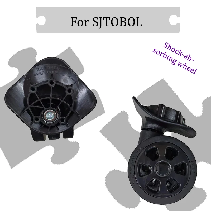 For SJTOBOL T11 For Luggage 360°Resistant Wheels Replacement Rotating High Wear Parts Swivel Suitcase Wheels