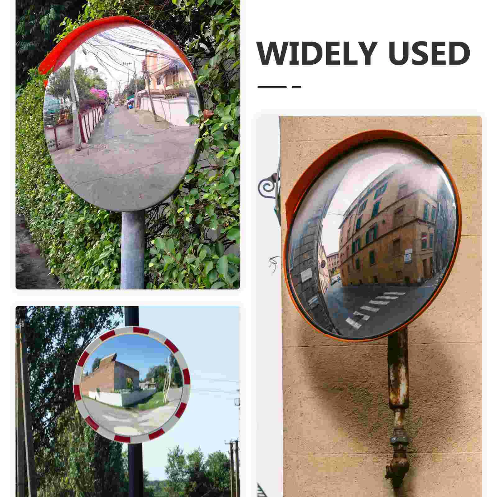 Wide Angle Safety Mirror Security Traffic Outdoor Lens Convex Garage Parking Assist for Room Road Corner Driveway Bedroom