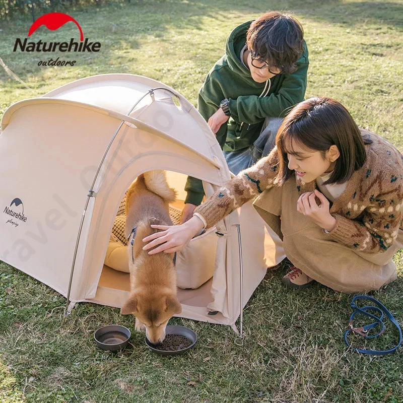 Imagem -05 - Naturehike-ultralight Tent Portátil Impermeável Hexagonal Mini Pano de Algodão Tenda Temporada Pet para Gato e Cão 22 kg