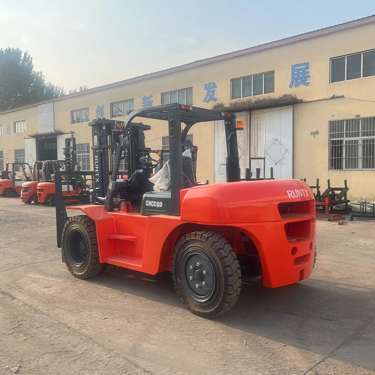 Mit Hydrauliksystem Runtx FD100T 10-Tonnen-Gabelstapler mit 6 Zylindern