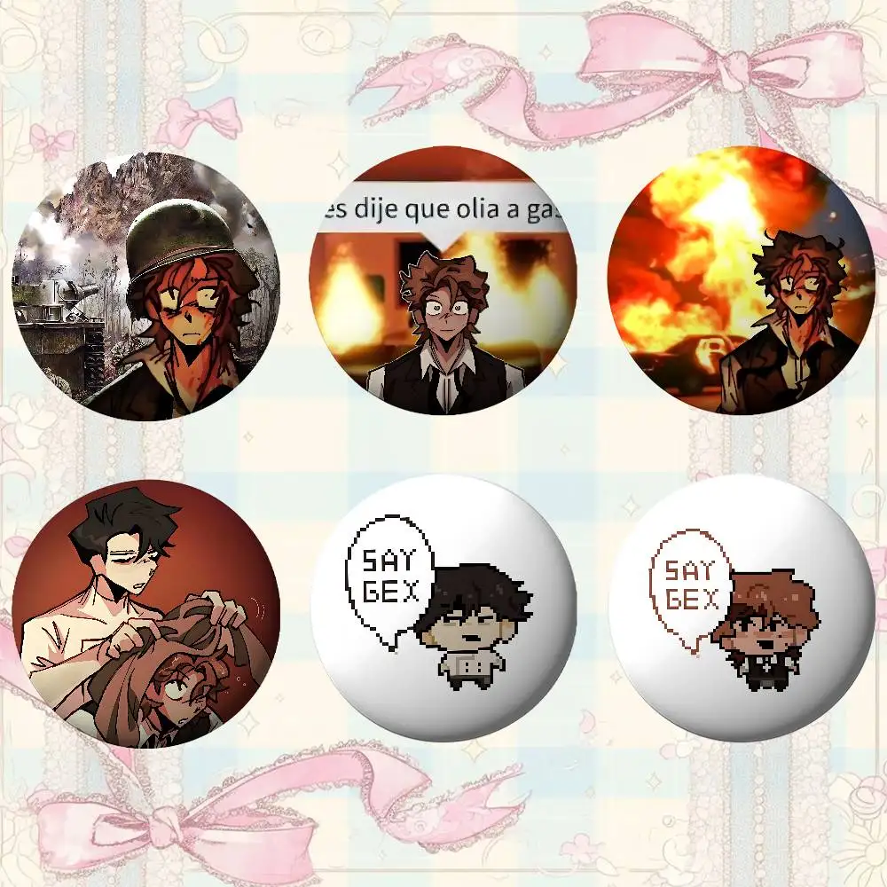 

Game Dead Plate For Clothes Anime Enamel Pin Cute Things Cartoon Cosplay Badges On Backpack Brooch Art Gifts