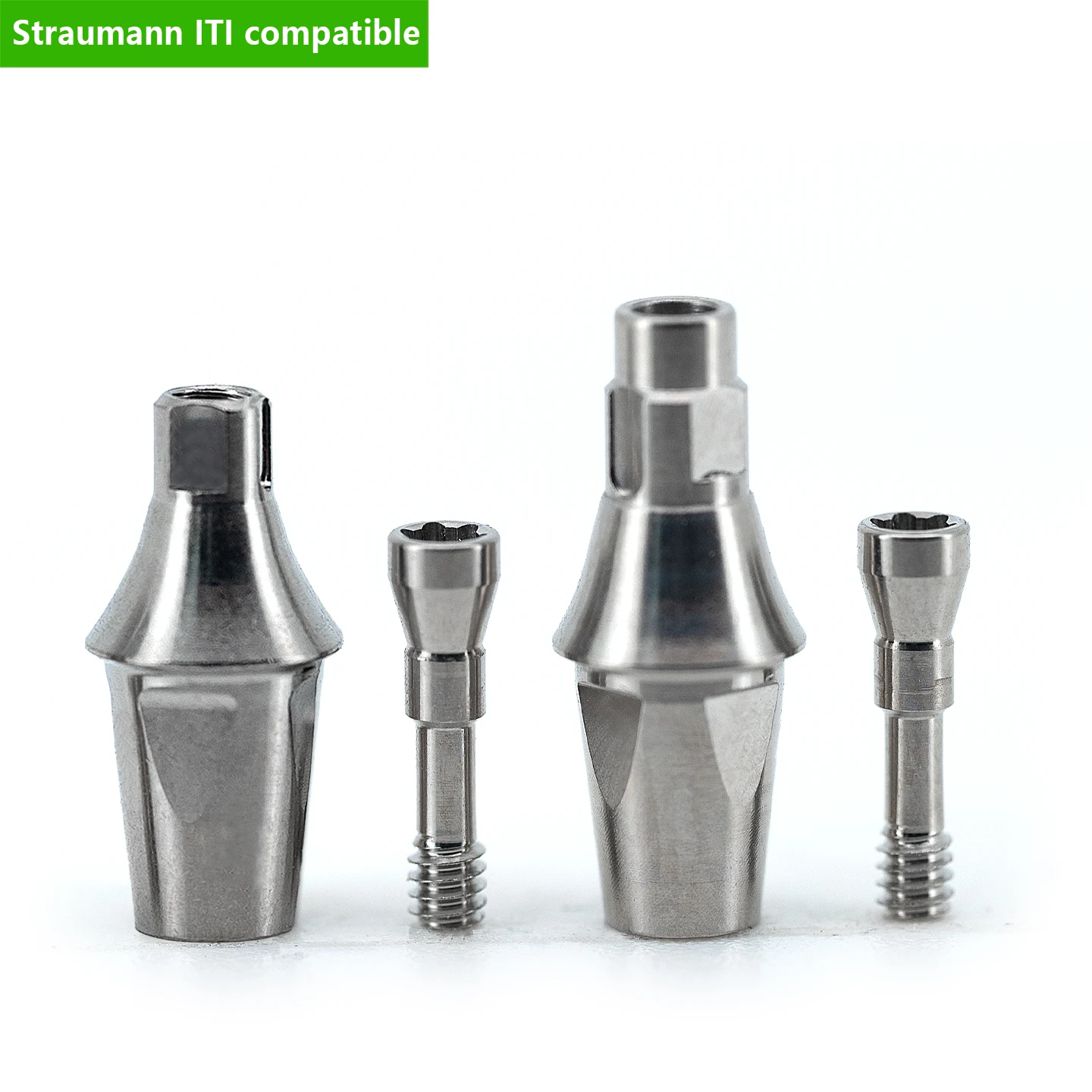 Grade 5 Titanium Straight Abutment for Straumann NC/RC Transfer Abutment for Dental Lab CAD CAM OEM ODM Factory Direct Fast Ship