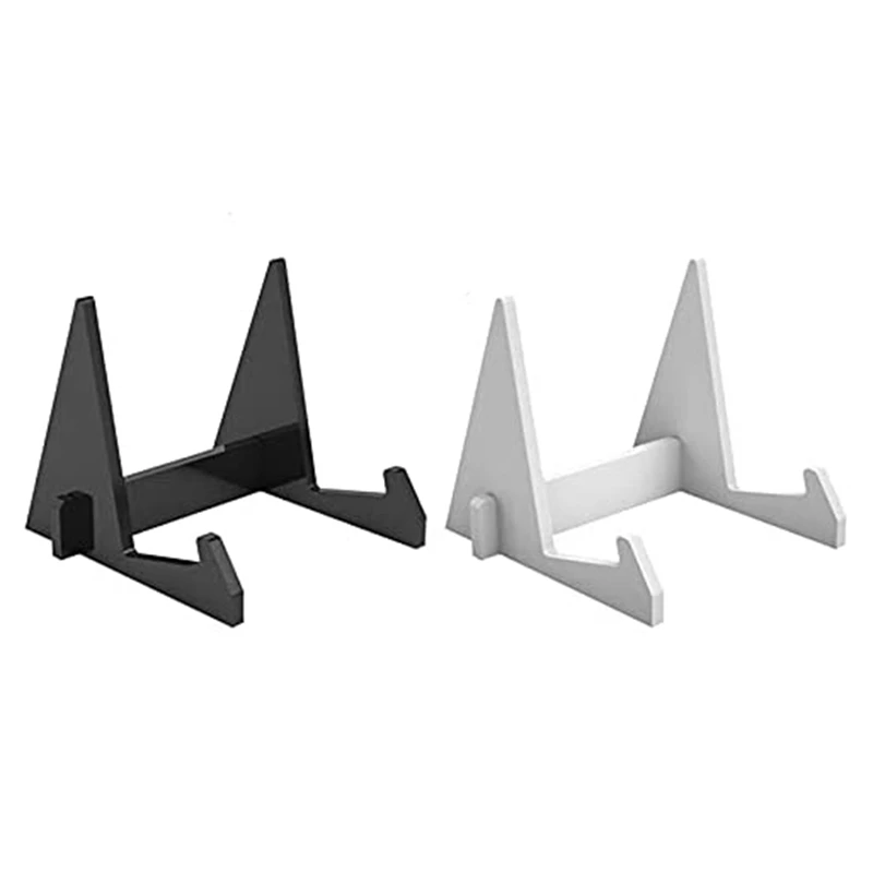 Acrílico Display Stand Titular Livro, Textbook Stands, Record Shelf, Prateleira Álbum para Exibição Photo Frame Folheto, 2X