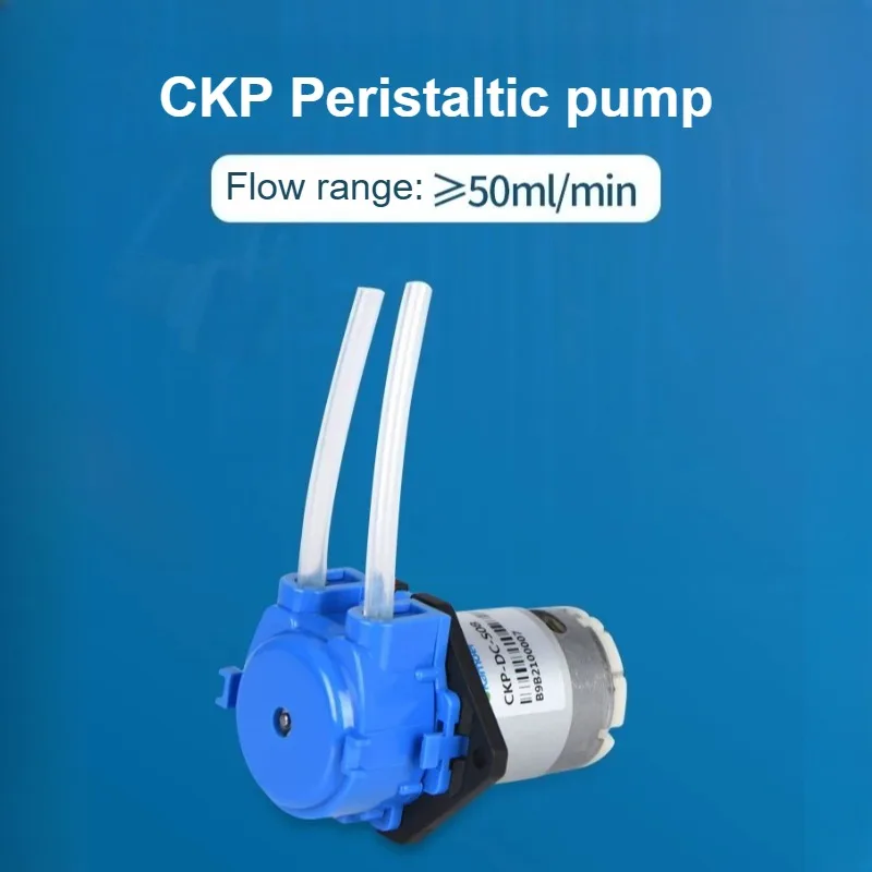 Small Mini Peristaltic Pump DC 12V Micro Self-priming Pump Liquid Pump Aquarium Lab Reversible Metering CKP Pump Head