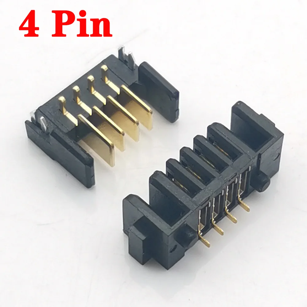 

10pcs /Lot 4 PIN Laptop / Drones Battery Connector Pitch 2.0MM Holder Clip Slot Contact Male Plug Female Socket 4P